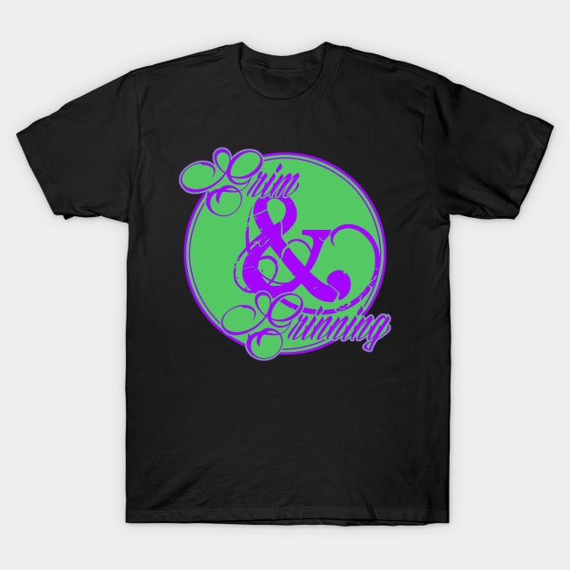 Grim & Grinning T-Shirt by crowjandesigns